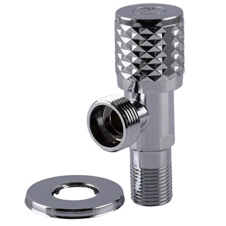 Кран кутовий кераміка  PROFESSIONAL EXCLUSIVE 1/2&Prime;X3/4&Prime; 898 CHROME (1шт.)
