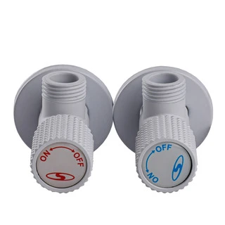 !!Набір кранів кутових кераміка SOLOMON EXCLUSIVE 1/2&Prime;X1/2&Prime; 9889 WW  (White/White) (комплект2шт.)