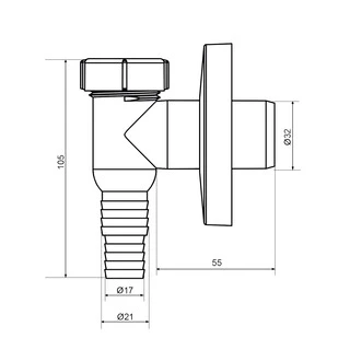 Мінісифон OPTIMUM  для пральної машини OPTI-10000