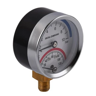 Термоманометр радіальний   SOLOMON  V1244 S М10х1
