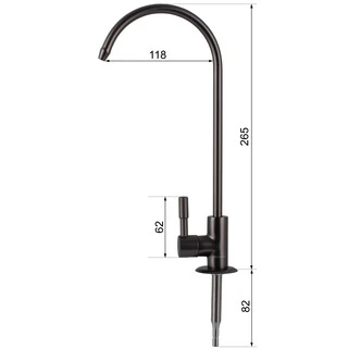 Кран для зворотнього осмосу Globus Lux Lazer GLLR-55M-BB