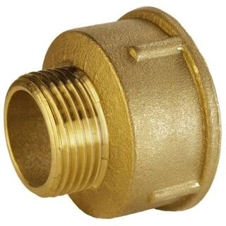 Перехідник редукційний 2&Prime;х1 1/2&Prime;ВЗ латунний 622-1Б