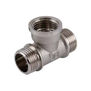Трійник 1/2&Prime;ЗВЗ нікельований NT337S OPTIMUM