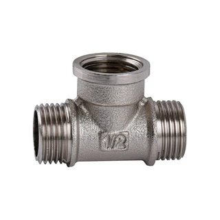 Трійник 1/2&Prime;ЗВЗ нікельований NT337S OPTIMUM