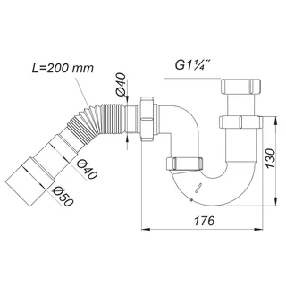 Сифон &laquo;Нептун&raquo; Н0415