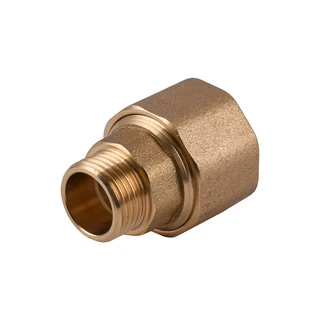 З&amp;apos;єднання зажимне пряме для труби &Oslash;22мм 1/2&Prime;З латунне LS332S OPTIMUM