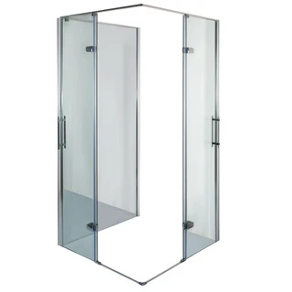 Душова кабіна квадратна без піддона від стіни WDA N90TC BRAVO (2уп.)