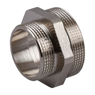 Ніпель редукційний 2&Prime;х1 1/2&Prime;ЗЗ нікельований NN872S OPTIMUM