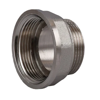 Перехідник редукційний 1 1/2&Prime;х1 1/4&Prime;ВЗ нікельований восьмигранний NK763O OPTIMUM