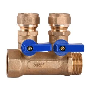 Колектор CRISTAL 3/4х16 &Prime;2-ий з перекриванням (NM-1018)