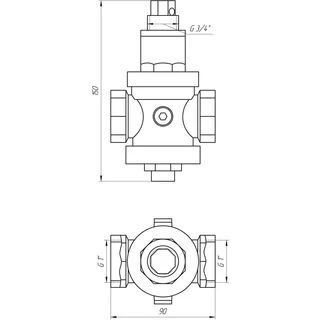 Редуктор ITAP    1&Prime; RINOX 143