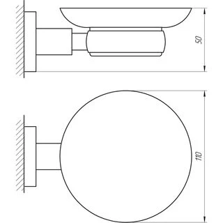 Мильниця Perfect Sanitary Appliances SP 8122
