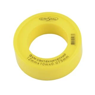 Фум стрічка тефлонова S-1202 (12*10*0,08)  50 мм CRISTAL