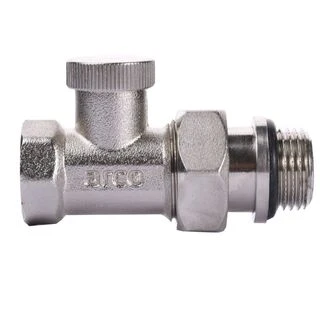Кран радіаторний прямий  ARCO 1/2&Prime; під ключ з ущільнювачем 507655