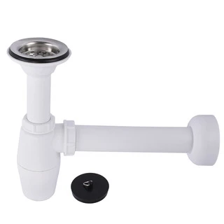 Сифон для раковини VIEGA 1 1/2&Prime; x 1 1/2&Prime; пластик білий бутил. з/г 137182