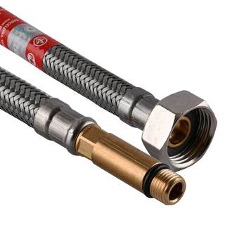 Шланг для змішувача TUCAI М10х1/2&Prime; довгий штуцер 1,5м TAQ GRIF 202471