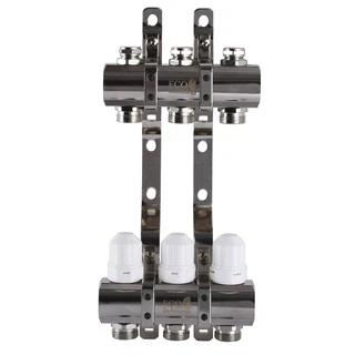 Колектор з регуляторами та кріпленням ECO 001С 1&Prime;x3