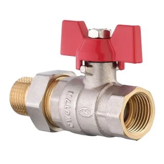 Кран кульовий прямий з американкою SOLOMON 1/2&Prime; ПОСИЛЕНИЙ 1042