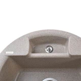 Гранітна мийка Globus Lux GURON мигдаль 480мм-А0008
