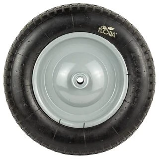 Колесо пневматичне 14" (3.50-8) 360&times;85мм вісь &Oslash;16мм довжина 90мм для садово-будівельної тачки FLORA (5057334)
