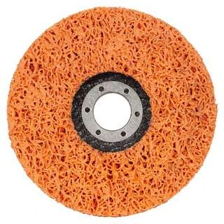 Круг зачистний з нетканого абразиву (корал) Т27 &Oslash;125&times;22.23мм помаранчевий жорсткий SIGMA (9176611)