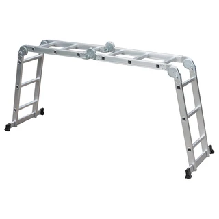 Драбина багатоцільова алюмінієва 4&times;3 сходинок 3.56м FLORA (5031314)
