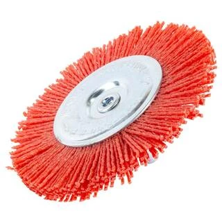 Щітка дротяна дископодібна &Oslash;100мм хвостовик &Oslash;6мм (нейлонова) SIGMA (9013301)