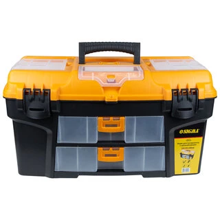 Ящик для інструменту зі знімними органайзерами та консоллю 534&times;291&times;280мм SIGMA (7404141)