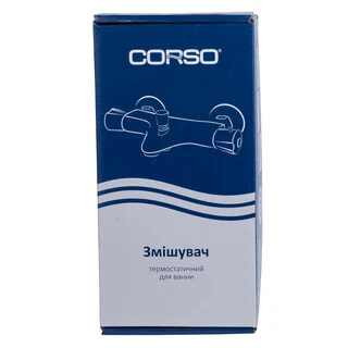 Змішувач PIAVE &Oslash;27 термостатичний для ванни литий CORSO EG-8C187C (9663200)