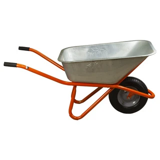 Тачка будівельна одноколісна 90л 200кг колесо 15" (з 4-х ЧАСТИН) FLORA (5056464)