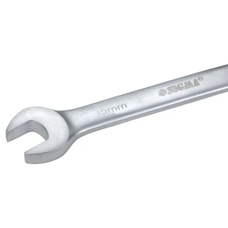 Ключ ріжково-накидний з тріскачкою 15мм CrV SIGMA (6022151)