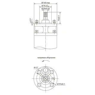 Насос відцентровий 380В 18.5кВт H 228(153)м Q 700(500)л/хв &Oslash;145мм колеса нерж сталь+пульт (З 3х ЧАСТЕЙ) DONGYIN 6SP30-20 (7777323)