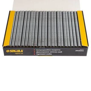 Скоби 25&times;5.8мм для пневмостеплера 5000шт SIGMA (2816251)