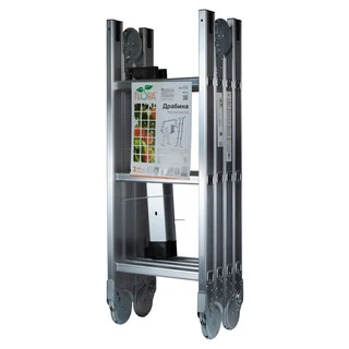 Драбина багатоцільова алюмінієва 4&times;3 сходинок 3.56м FLORA (5031314)