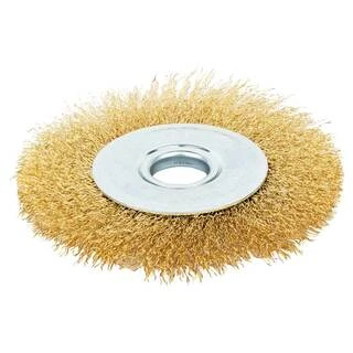 Щітка дротяна дископодібна &Oslash;125мм &Oslash;22.2мм (латуньована) GRAD (9031125)