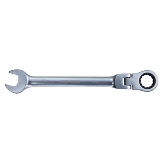 Ключ ріжково-накидний трещеточний з шарніром 19мм CrV satine SIGMA (6022691)