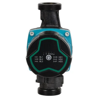 Насос циркуляційний енергозберігаючий 5-25Вт Hmax 4м Qmax 47л/хв &Oslash;1&frac12;" 180мм + гайки &Oslash;1" AQUATICA GPA25-4/180 III (774043)