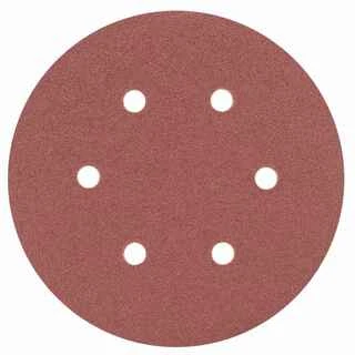 Шліфувальний круг 6 отворів &Oslash;150мм P80 (10шт) SIGMA (9122251)