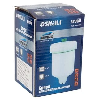 Бачок верхній для фарборозпилювача 100мл FT M14&times;1" REFINE (6817081)