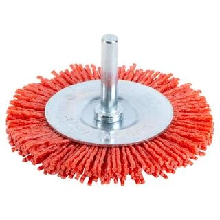 Щітка дротяна дископодібна &Oslash;75мм хвостовик &Oslash;6мм (нейлонова) SIGMA (9013271)