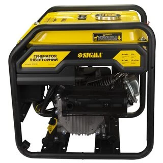 Генератор інверторний бензиновий 220В 4.0/4.5кВт 12л 4-х тактний ручний запуск SIGMA (5710741)