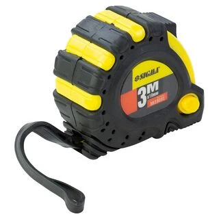 Рулетка магнітна обрезинена JT фіксатор + гальмо 3м &times; 19мм SIGMA (3823031)