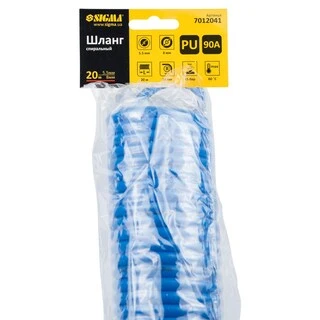 Шланг спіральний поліуретановий (PU) 20м 5.5&times;8мм SIGMA (7012041)