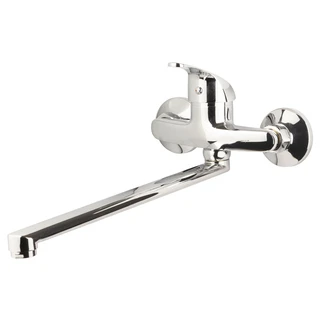 Змішувач s55 &Oslash;40 для кухні вилив прямий 350мм настінний AQUATICA (9755120)