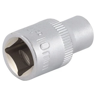 Насадка шестигранна коротка 1/2" 10мм CrV mid SIGMA (6071101)