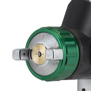 Фарборозпилювач HVLP &Oslash;1.0 мм 60-170 л/хв 1.5-2 бар в/б 100 мл (пласт) REFINE (6812321)