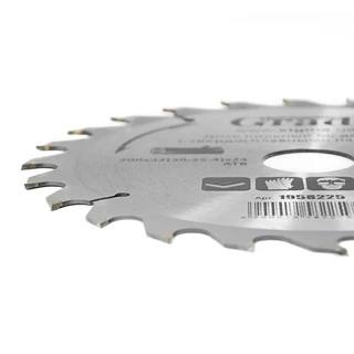 Диск пиляльний по дереву з твердосплавними напайками &Oslash;200&times;32 (30; 25.4)&times;24Т, 7000об/хв GRAD (1958225)