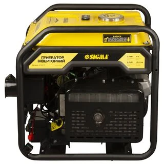 Генератор інверторний бензиновий 220В 5.5/6.0кВт 15л 4-х тактний з виведенням під АВР SIGMA (5710771)