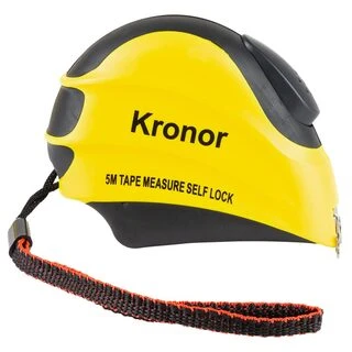 Рулетка магнітна обгумована з автостопом 5м&times;19мм KRONOR (3824011)