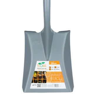 Лопата совкова з пластиковою ручкою 280&times;240&times;1050мм 1.8кг FLORA (5046034)